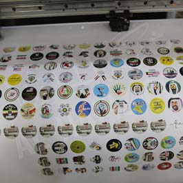 Large Format Printing badge sticker